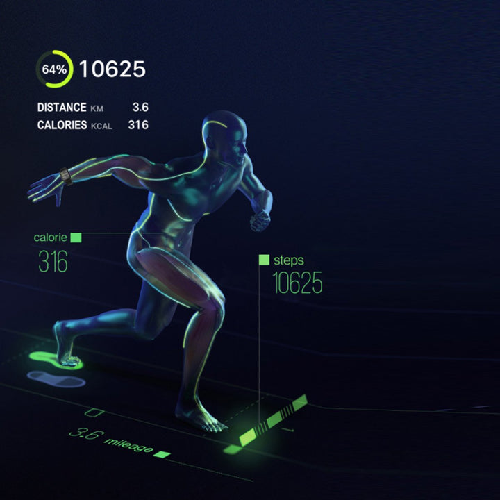 Smart Fit Total Wellness en Sport Activiteit Horloge