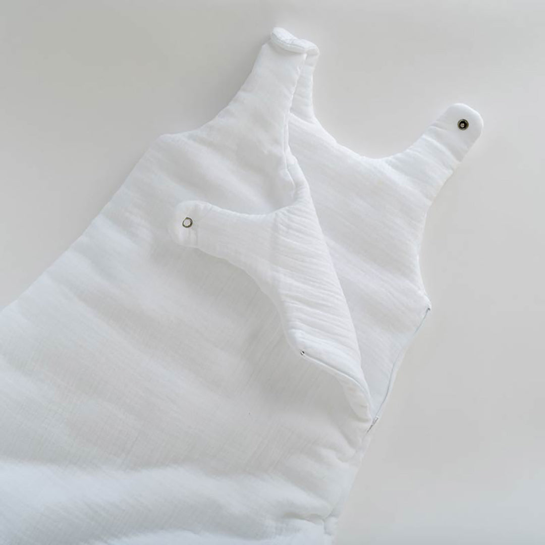 Organic Cotton Summer Sleeping Bag - White