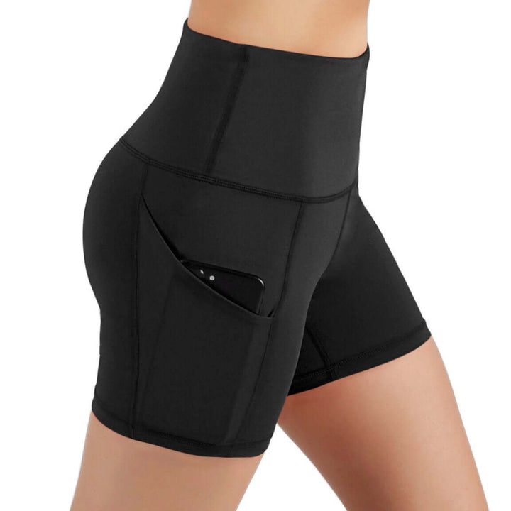 Jolie High-Waisted Athletic Shorts met heupzakken